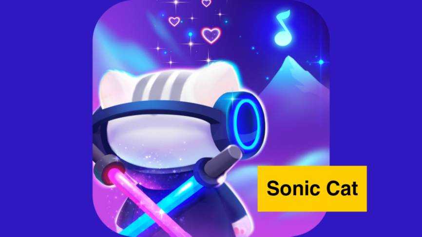Download Sonic Cat Mod Apk - Slash the Beats (obegränsat med pengar) free on android