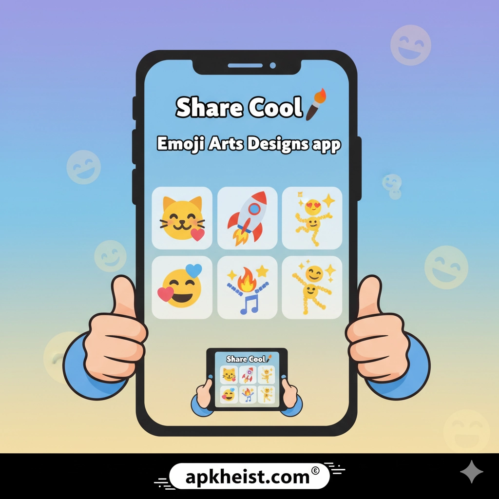 Share Cool Emoji Arts Designs App — Create, Customize, and Share Playful Emoji Art