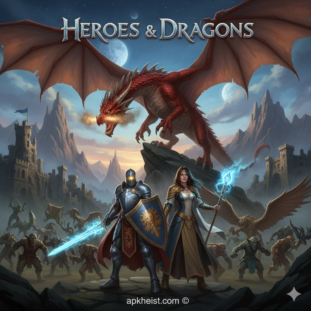Heroes & Dragons: A Strategic Player's Guide to Guilds, Gear, and Glory