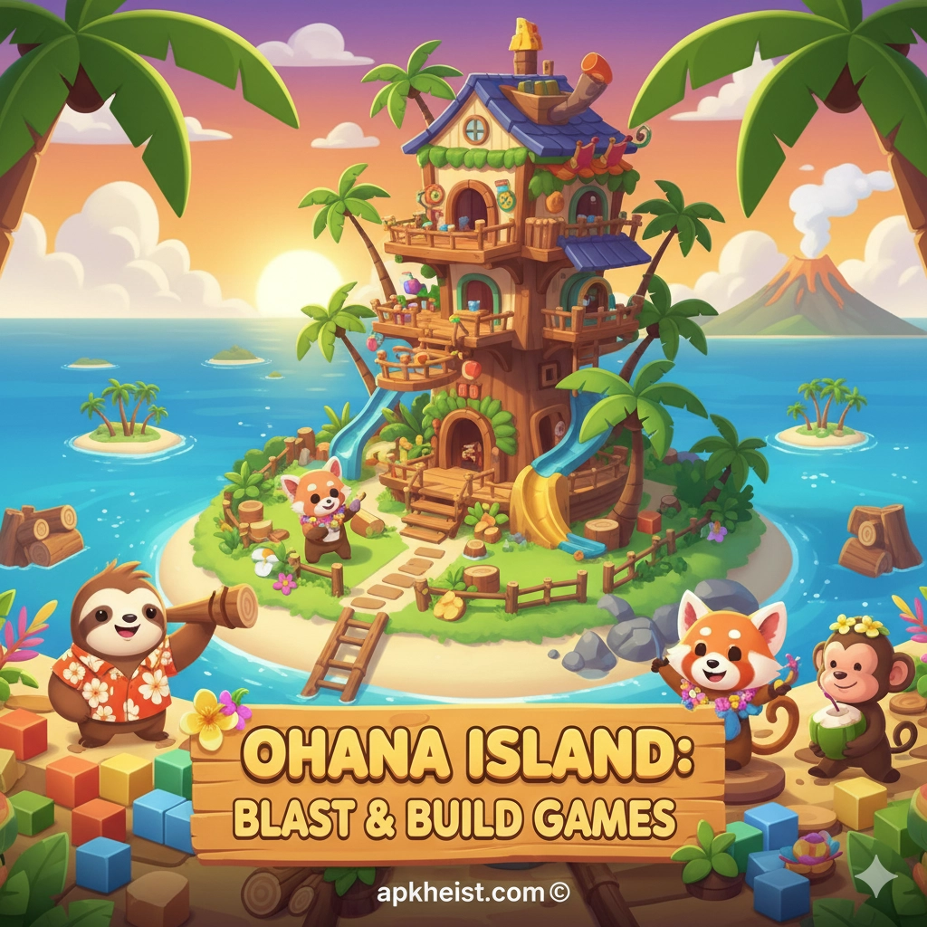 Ohana Island: Blast & Build Games – A Smart Fusion of Puzzle Action and Island Building