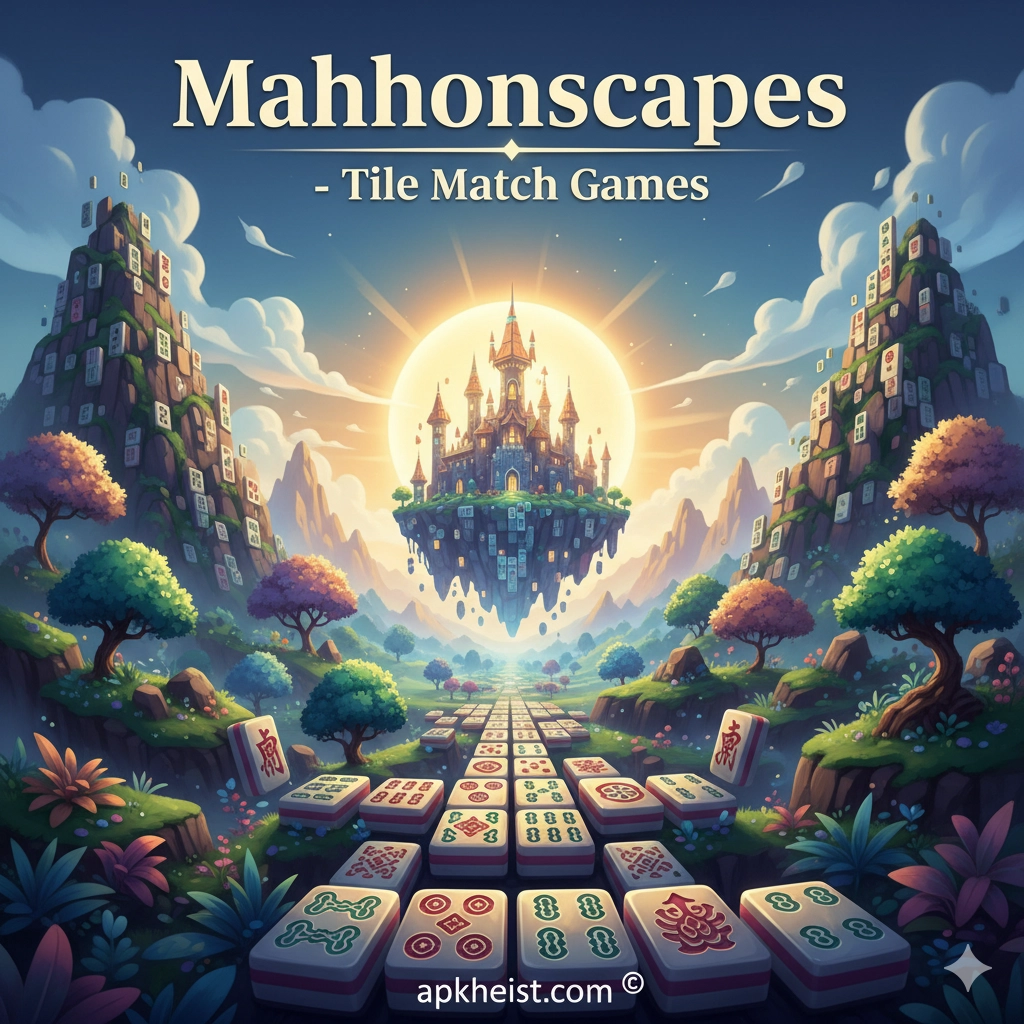 Mahjongscapes - Tile Match Games: A Relaxing Yet Strategic Mahjong Journey