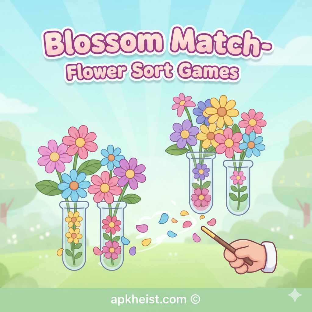 Blossom Match-Flower Sort Games: Why Is This Colorful Puzzle Experience So Addictive?