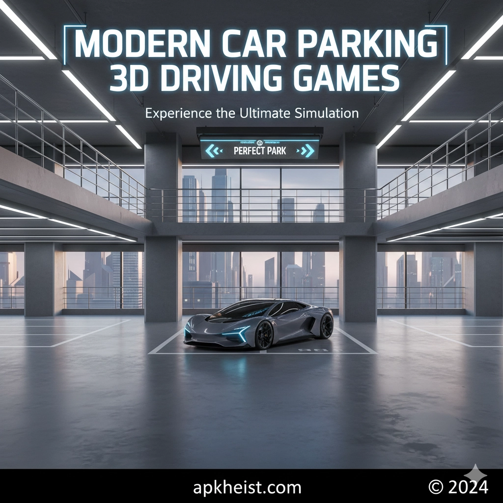 Modern Car Parking 3D Driving Games: Master Precision, Control, and Realistic Driving Skills