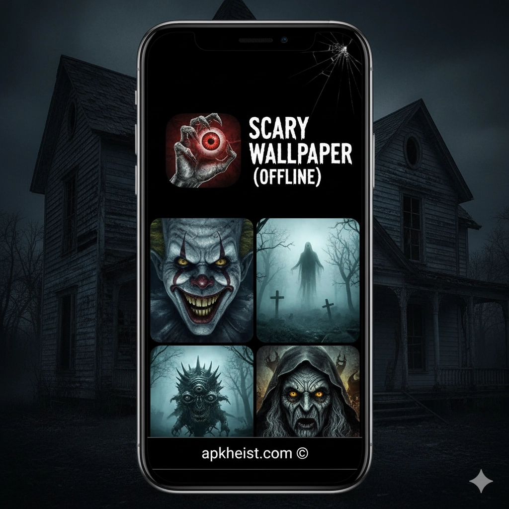 Scary Wallpaper (Offline) App: Transform Your Screen with Dark Horror Aesthetics