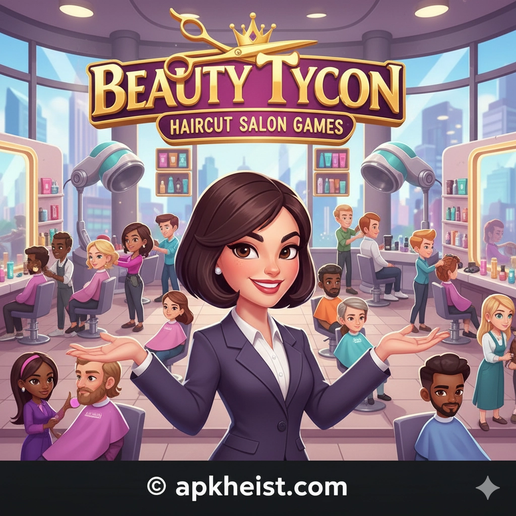 Beauty Tycoon: Haircut Salon Games – Build, Style, and Dominate the Ultimate Hair Empire