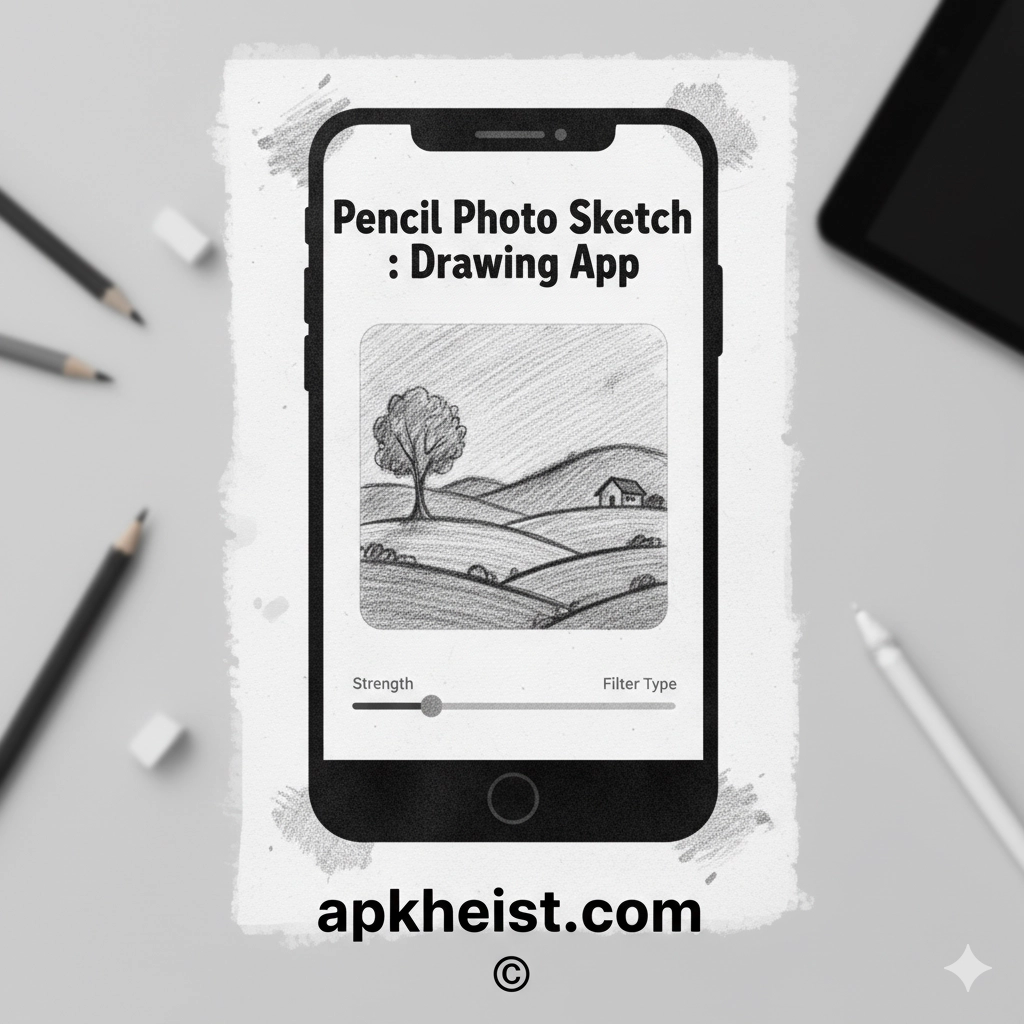 Pencil Photo Sketch : Drawing App – Turn Your Photos into Realistic Pencil Art