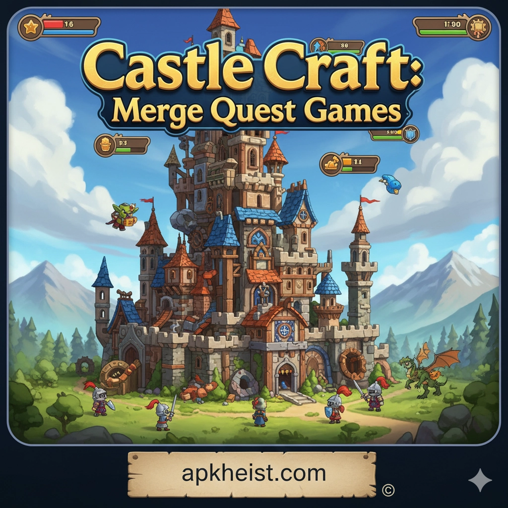 Castle Craft: Merge Quest Games – Build, Merge, and Conquer!