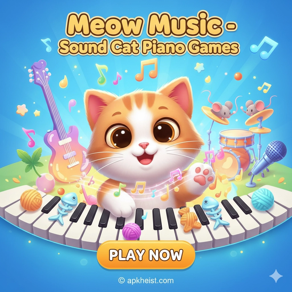 Meow Music - Sound Cat Piano Games: A Playful Rhythm Adventure for Music Lovers