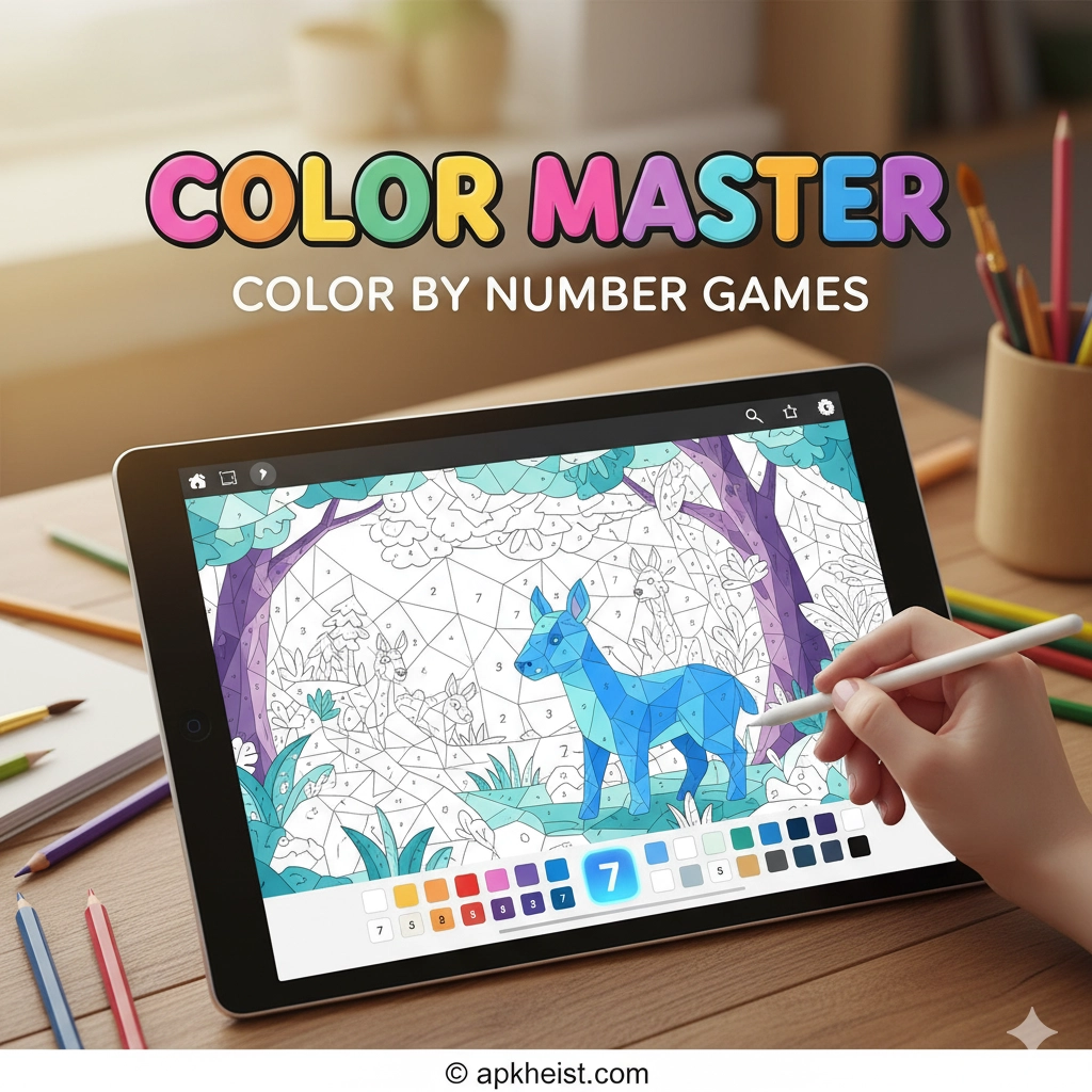 Color Master - Color by Number Games: A Smart and Relaxing Way to Unlock Your Creative Potential
