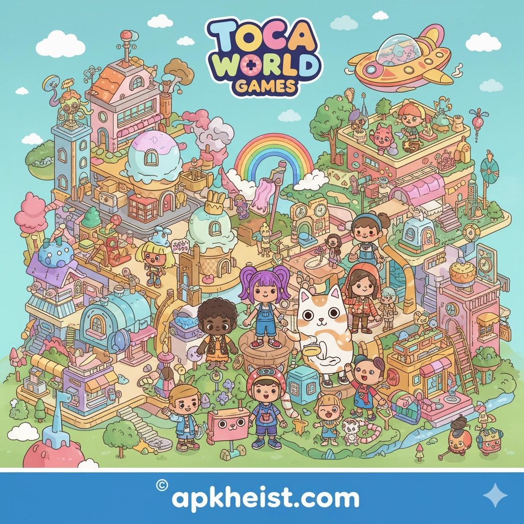 Toca World Games: A Creative Sandbox Where Kids Build Their Own Stories