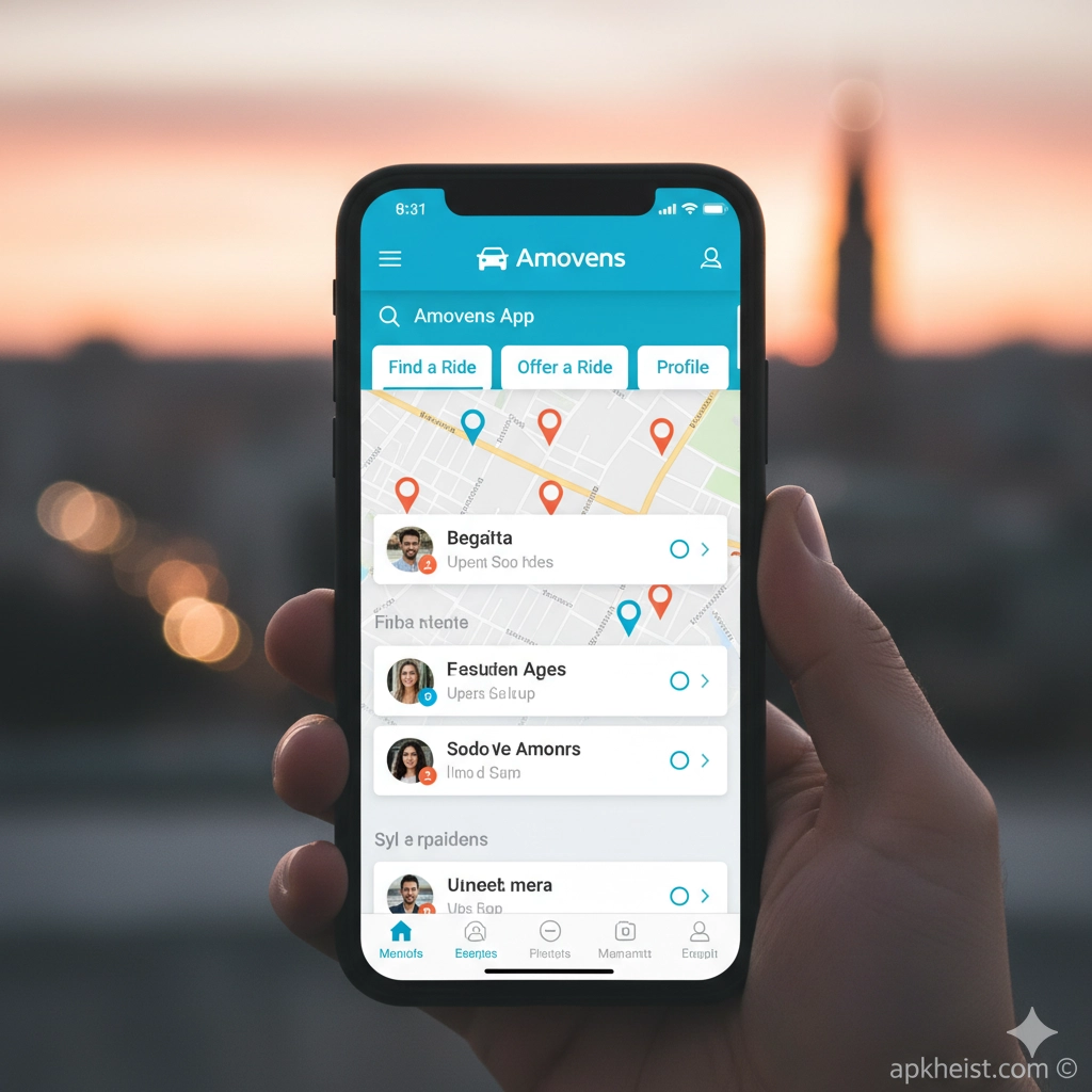 Amovens App: The Smart Peer-to-Peer Car Sharing Platform Redefining Urban Mobility