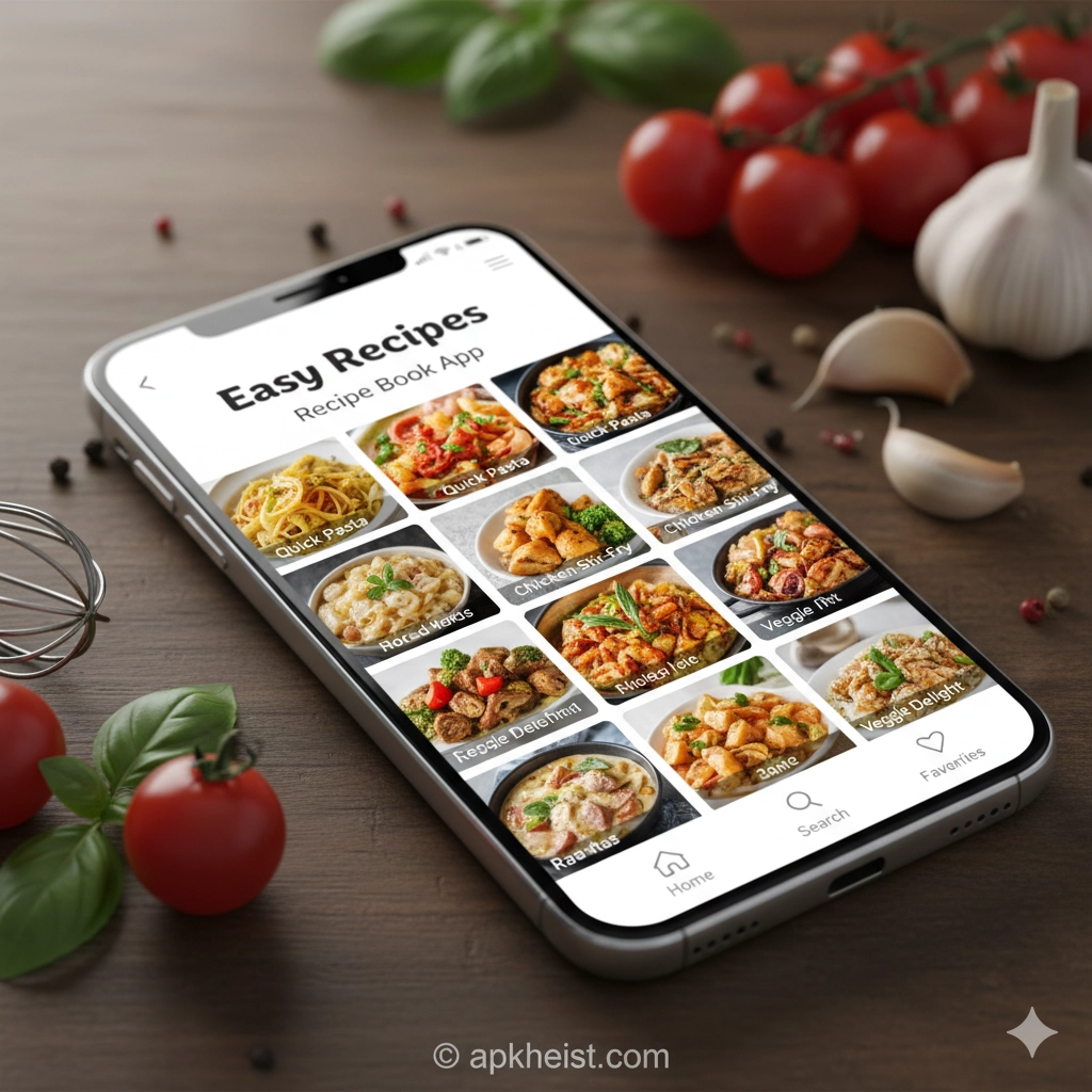 Easy Recipes. Recipe Book App: The Smart Digital Kitchen Companion for Effortless Home Cooking