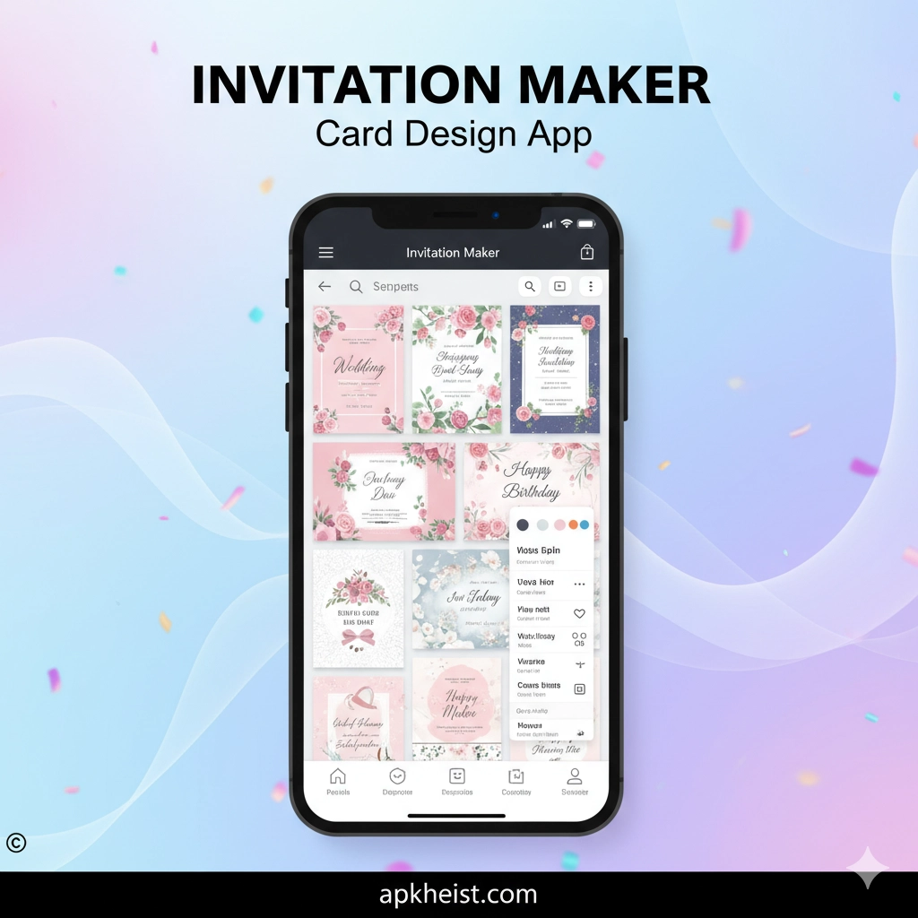 Invitation Maker - Card Design App: Create Stunning Invitations Effortlessly