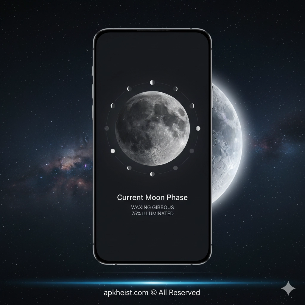 MOON - Current Moon Phase App: The Smart Way to Track Lunar Cycles in Real Time
