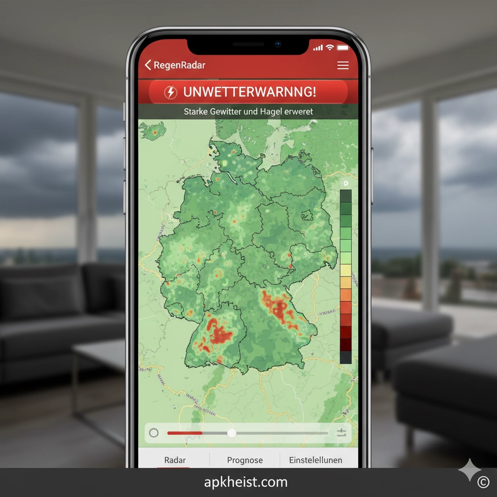 RegenRadar mit Unwetterwarnung App: The Ultimate Real-Time Weather Intelligence Tool