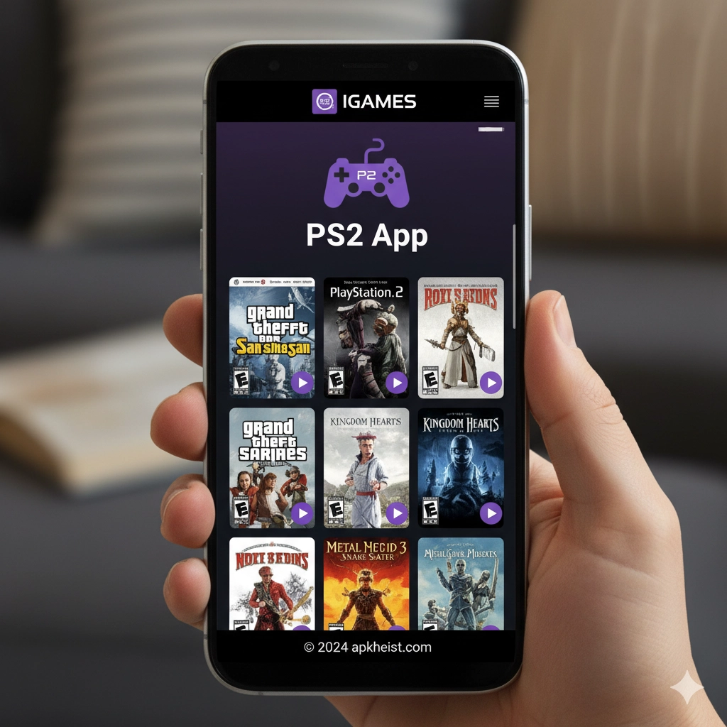IGAMES PS2 App: Next-Gen Retro Gaming Hub for PlayStation 2 Emulation Experience