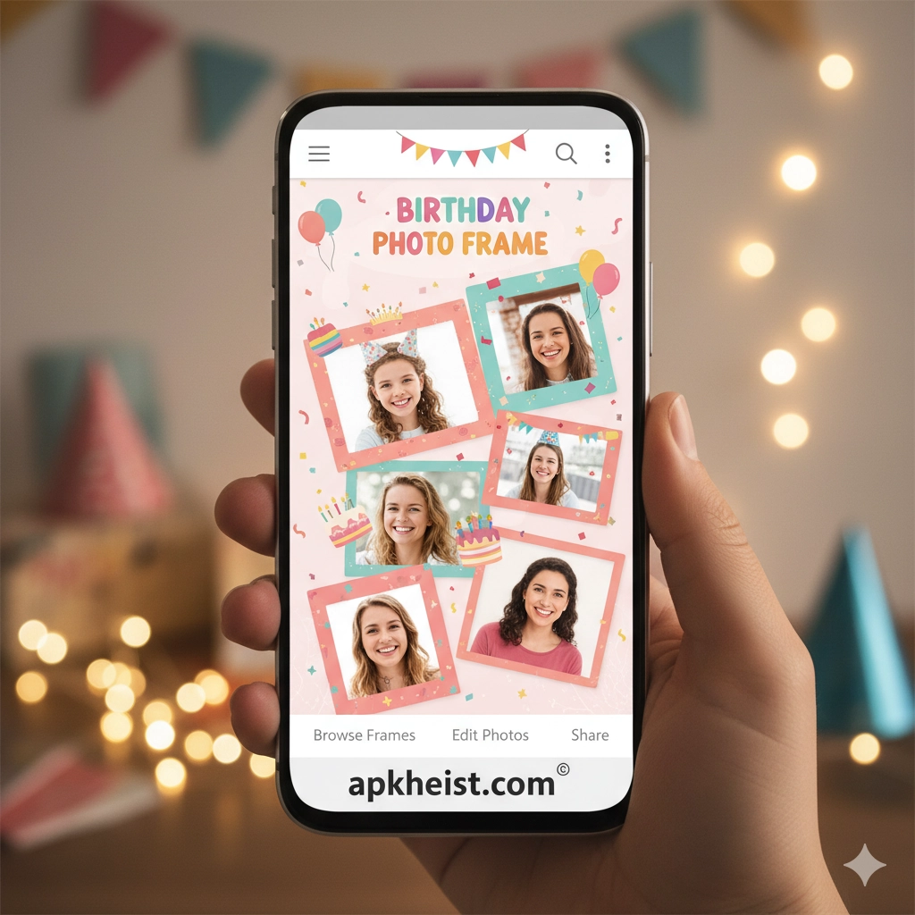 Birthday Photo Frame App: Create Stunning Personalized Celebration Memories Instantly