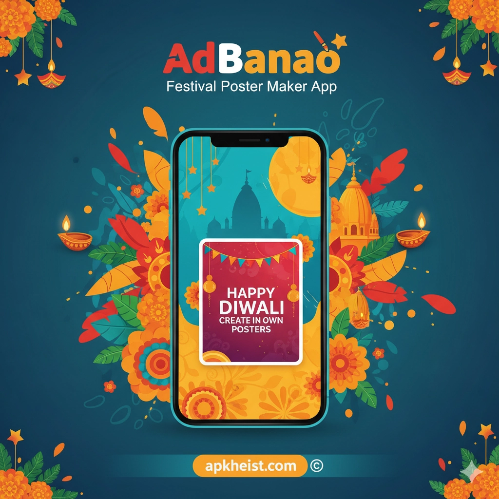 AdBanao Festival Poster Maker App: Smart Digital Design Tool for Instant Festival Creativity